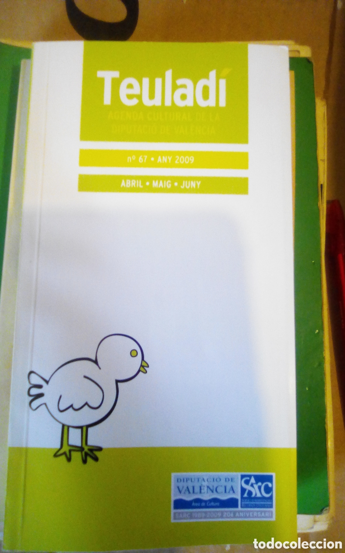 Libros de segunda mano: Teulad&iacute;. Agenda cultural de la Diputaci&oacute;n de Valencia. N&deg; 67. Abril - maig - juny. A&ntilde;o 2009.