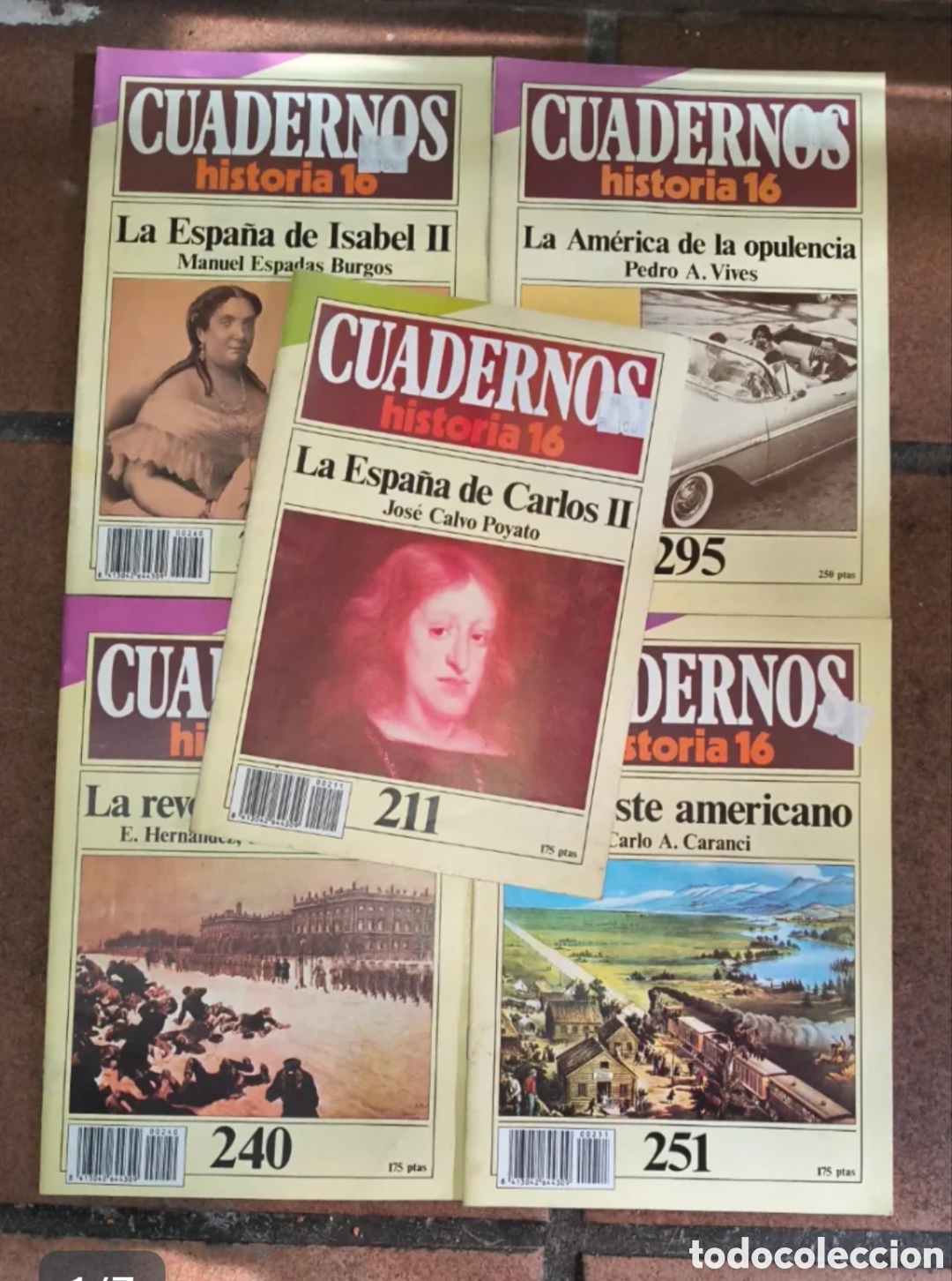 Libros de segunda mano: Colecci&oacute;n Cuadernos Historia 16