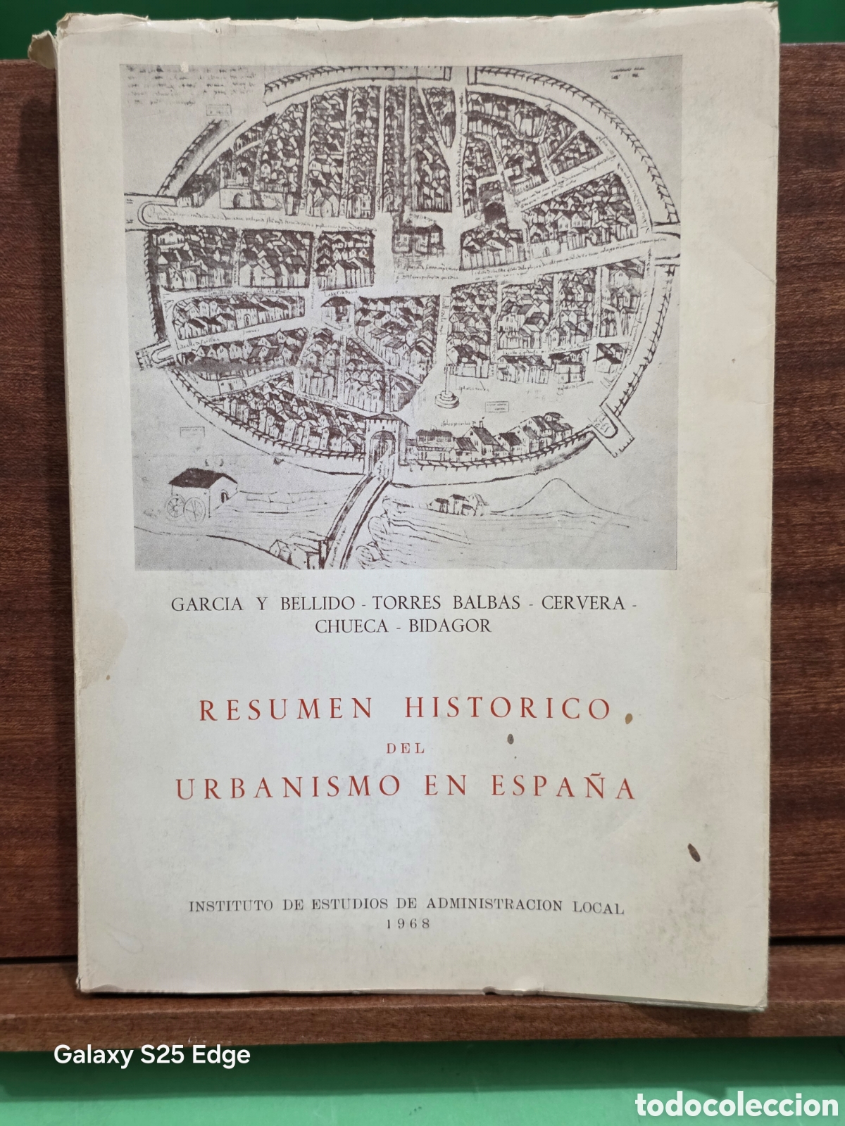Libros de segunda mano: &rdquo;&rdquo;RESUMEN HIST&Oacute;RICO DEL URBANISMO EN ESPA&Ntilde;A&rdquo;&rdquo;...VV. AA....1968...