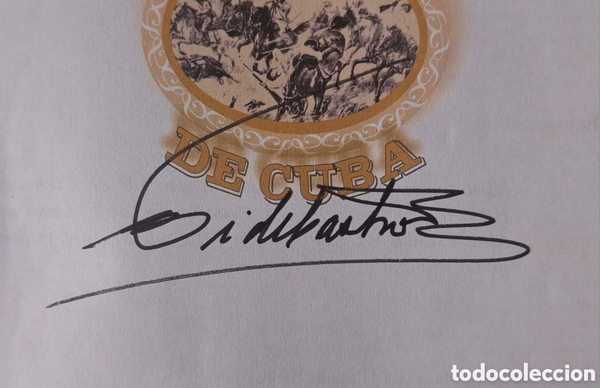 Libros de segunda mano: Fidel Castro. FIRMADO. Aut&oacute;grafo.Historia de Cuba.