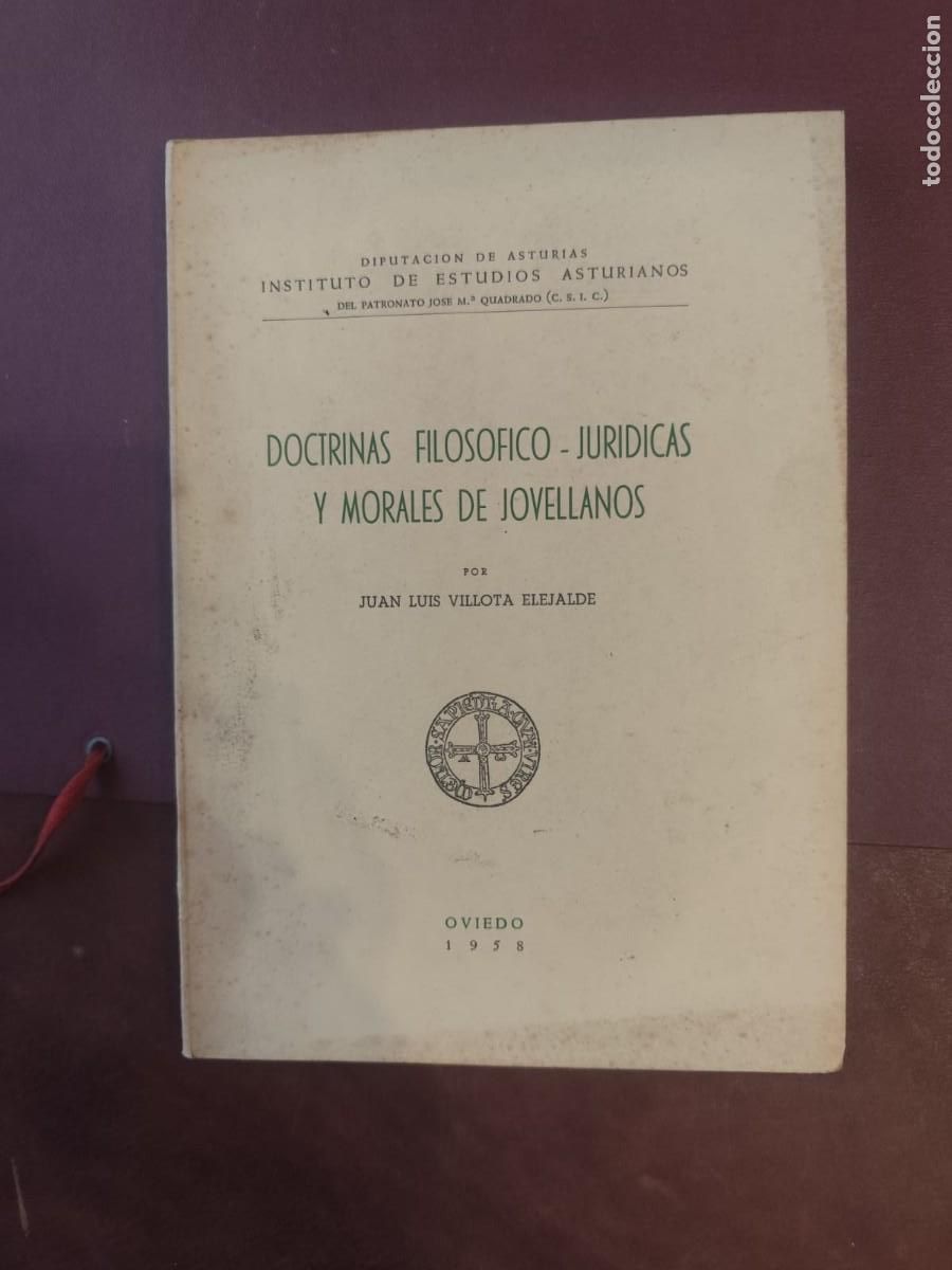 Libros de segunda mano: Villota. DOCTRINAS FILOS&Oacute;FICO - JUR&Iacute;DICAS Y MORALES DE JOVELLANOS.