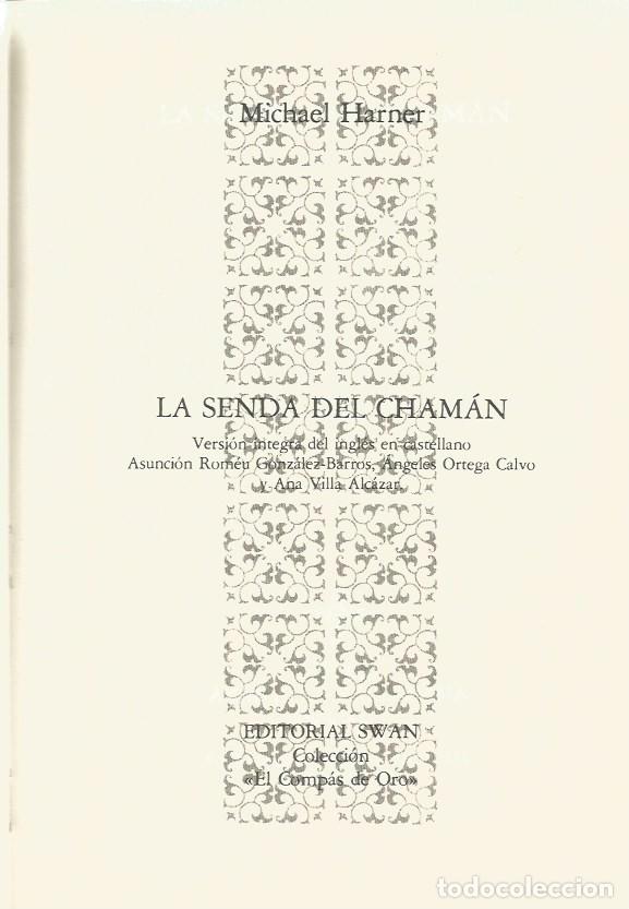Libros de segunda mano: LA SENDA DEL CHAM&Aacute;N - MICHAEL HARNER - Foto 2