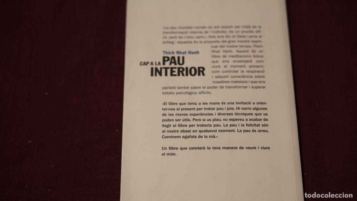 Libros de segunda mano: Thic Nhat Hanh - Cap a la pau interior - Foto 3