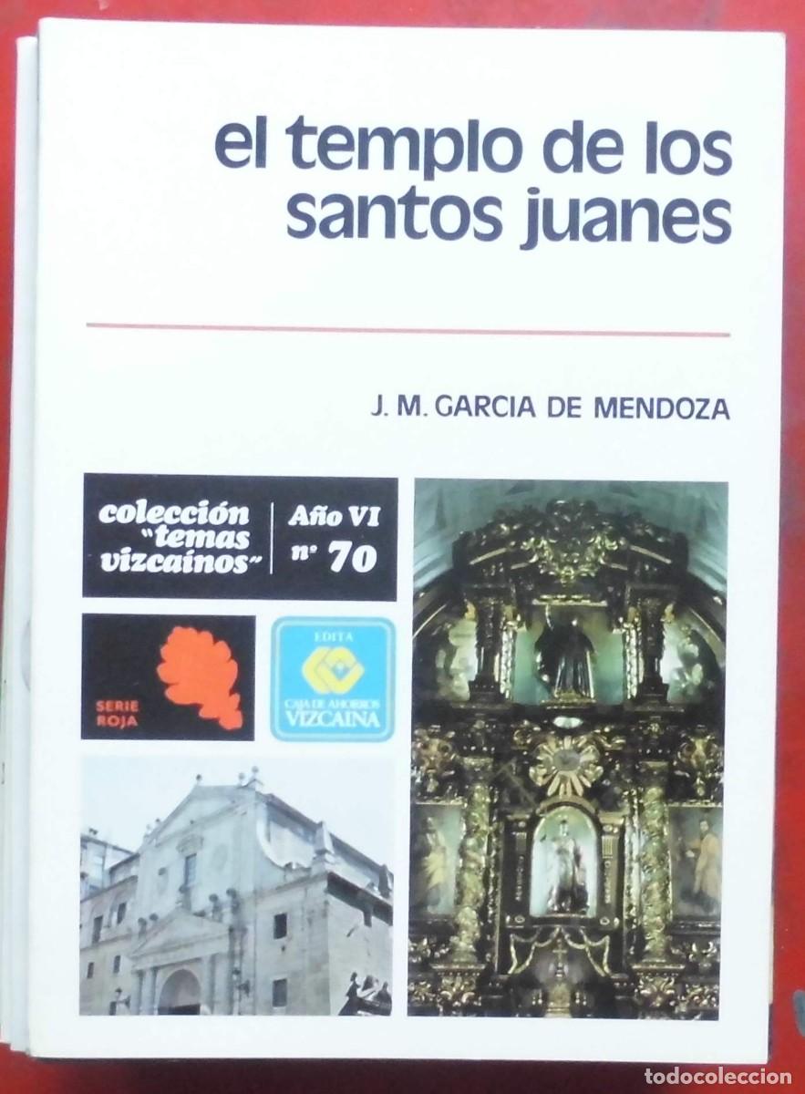 Libros de segunda mano: TEMAS VIZCA&Iacute;NOS. EL TEMPLO DE LOS SANTOS JUANES