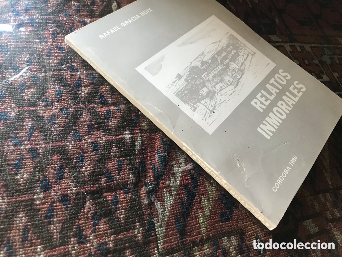 Libros de segunda mano: Relatos inmorales. Rafael Gracia Boix