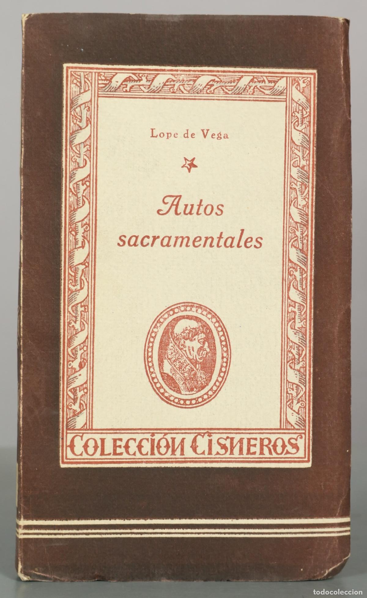 Libros de segunda mano: Autos sacramentales - Lope de Vega - Ediciones Atlas