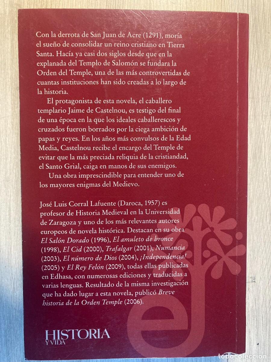 Libros de segunda mano: EL CABALLERO DEL TEMPLO , JOS&Eacute; LUIS CORRAL, POCKET EDHASA - Foto 2