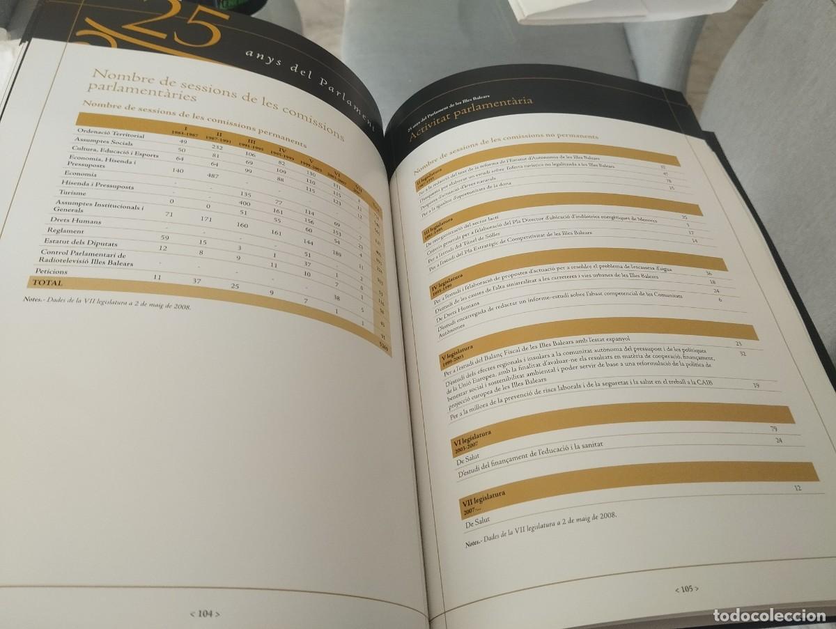 Libros de segunda mano: 25 ANYS DE PARLAMENT DE LES ILLES BALEARS - Foto 5