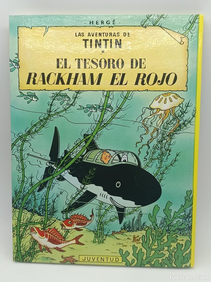 Libros de segunda mano: LAS AVENTURAS DE TINTIN* EL TESORO DE RACKHAM EL ROJO*EL SECRETO DEL UNICORNIO 14&ordf; EDICION