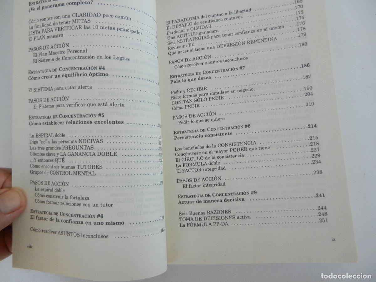 Libros de segunda mano: EL PODER DE MANTENERSE ENFOCADO -JACK CANFIELD , Mark Victor Hansen y Les Hewitt.2000 - Foto 4