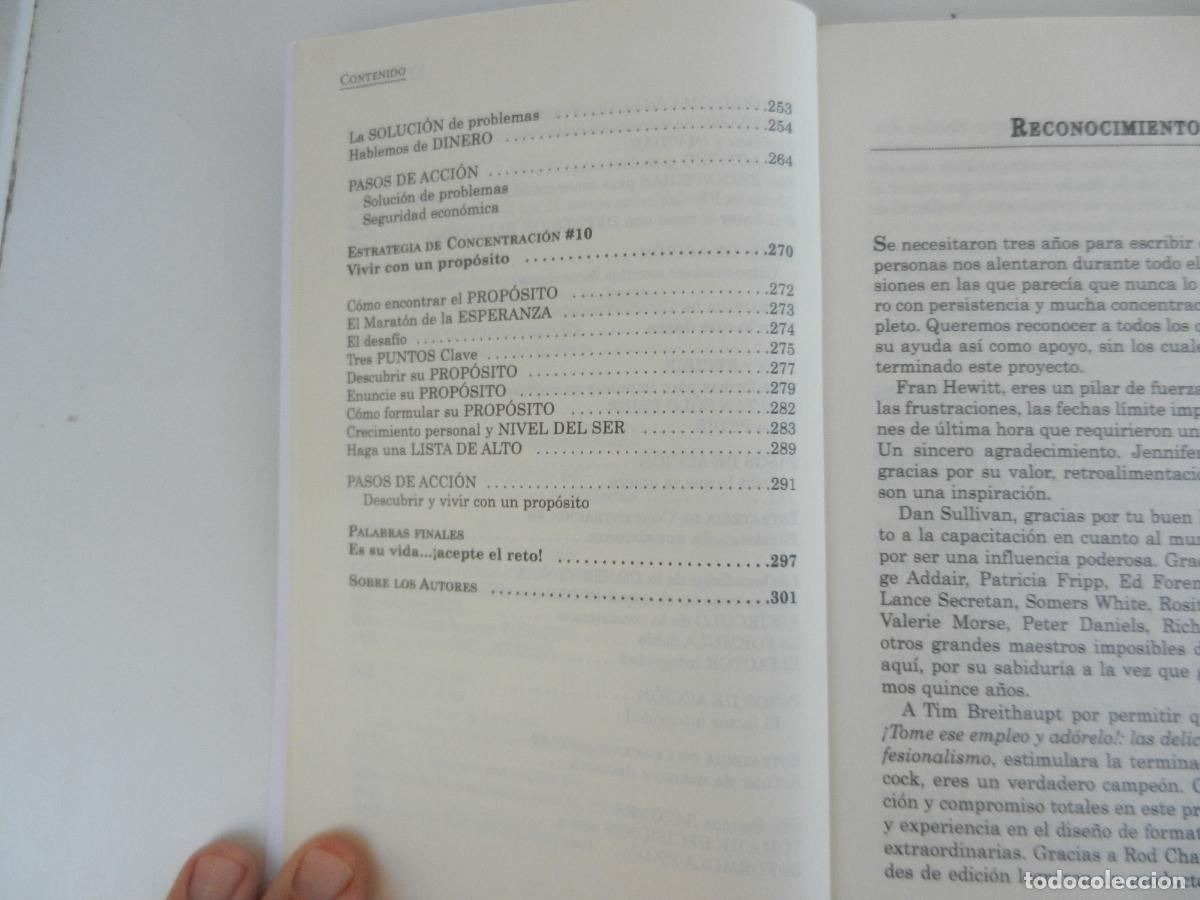 Libros de segunda mano: EL PODER DE MANTENERSE ENFOCADO -JACK CANFIELD , Mark Victor Hansen y Les Hewitt.2000 - Foto 5