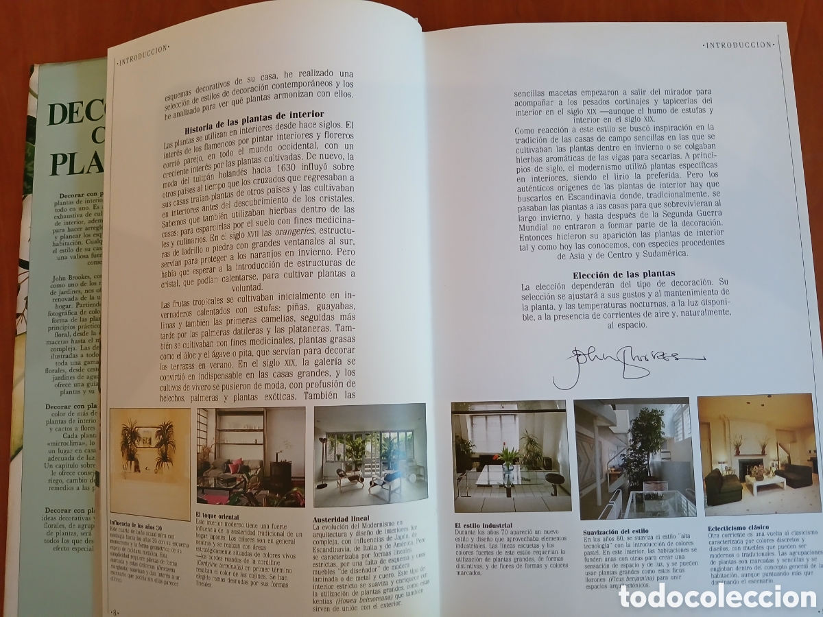 Libros de segunda mano: Decorar con plantas. John Brooks. - Foto 5