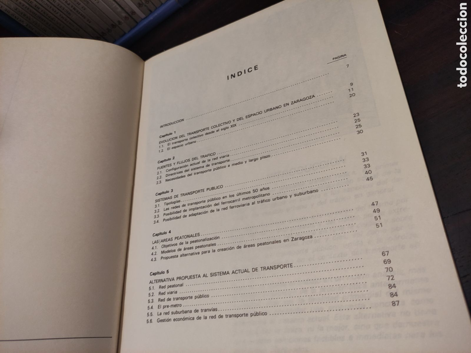 Libros de segunda mano: EL TR&Aacute;FICO RODADO Y PEATONAL EN ZARAGOZA - Foto 7