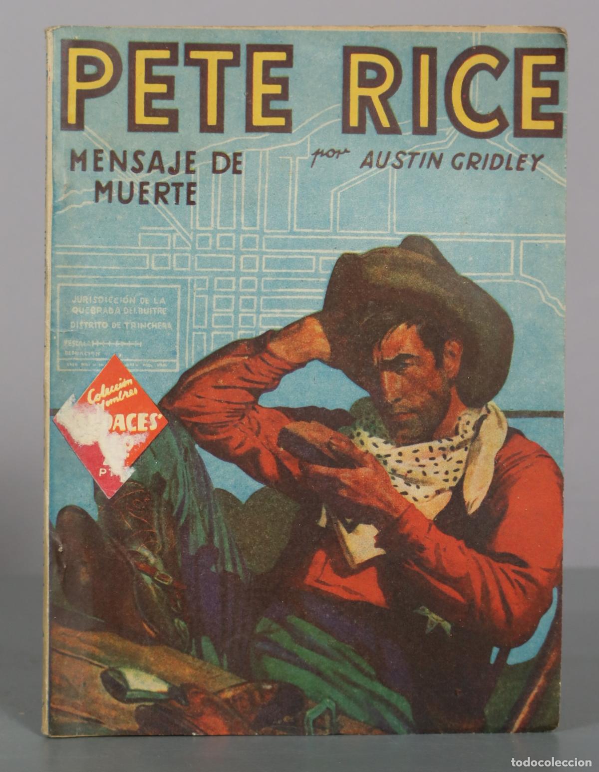 Libros de segunda mano: Hombres Audaces: Pete Rice 12. Mensaje de muerte - Austin Gridley - Editorial Molino