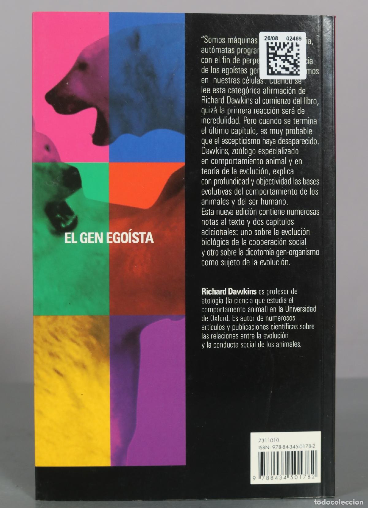 Libros de segunda mano: Richard Dawkins EL GEN EGOISTA - Foto 2
