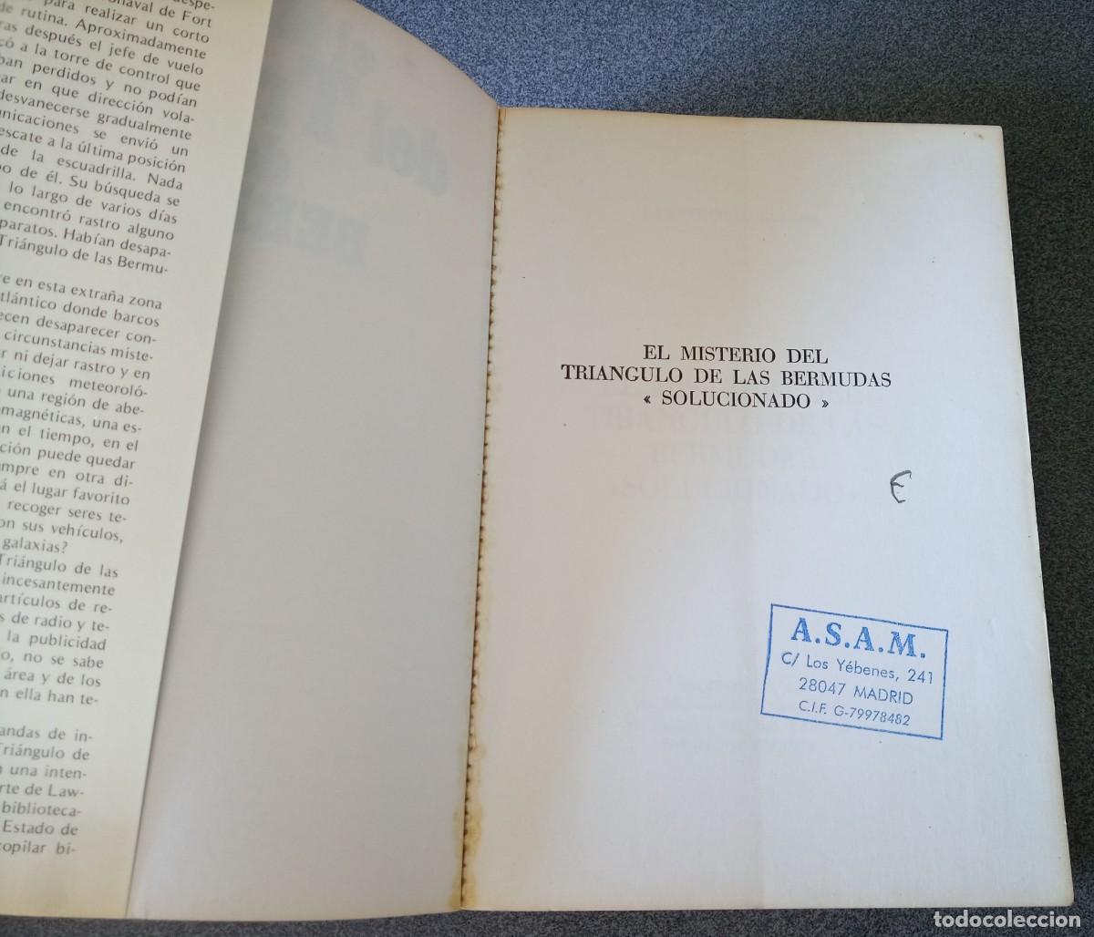 Libros de segunda mano: El Misterio De Tri&aacute;ngulo De Las Bermudas Solucionado Lawrence David Kusche - Foto 3