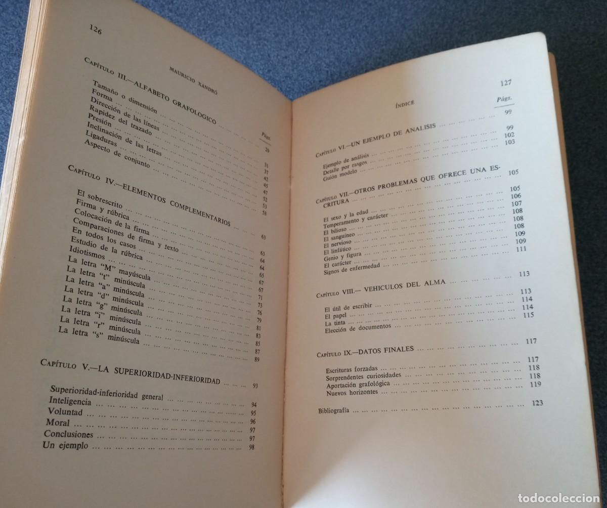 Libros de segunda mano: Grafolog&iacute;a Elemental Mauricio Xandr&oacute; - Foto 10