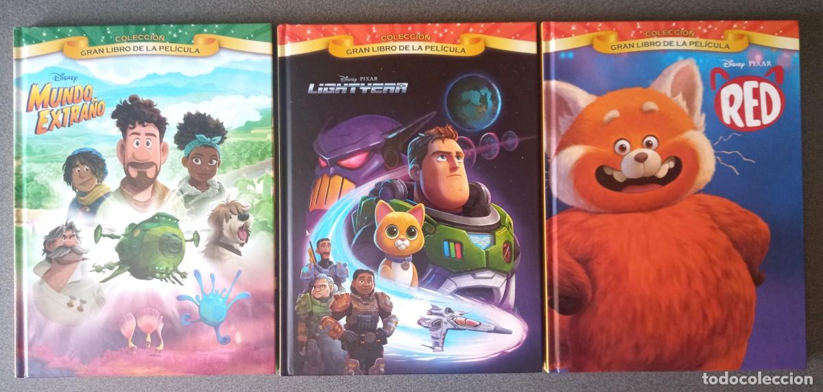 Libros de segunda mano: Lote libros Mundo Extra&ntilde;o Lightyear Red Disney Gran Libro De La Pelicula