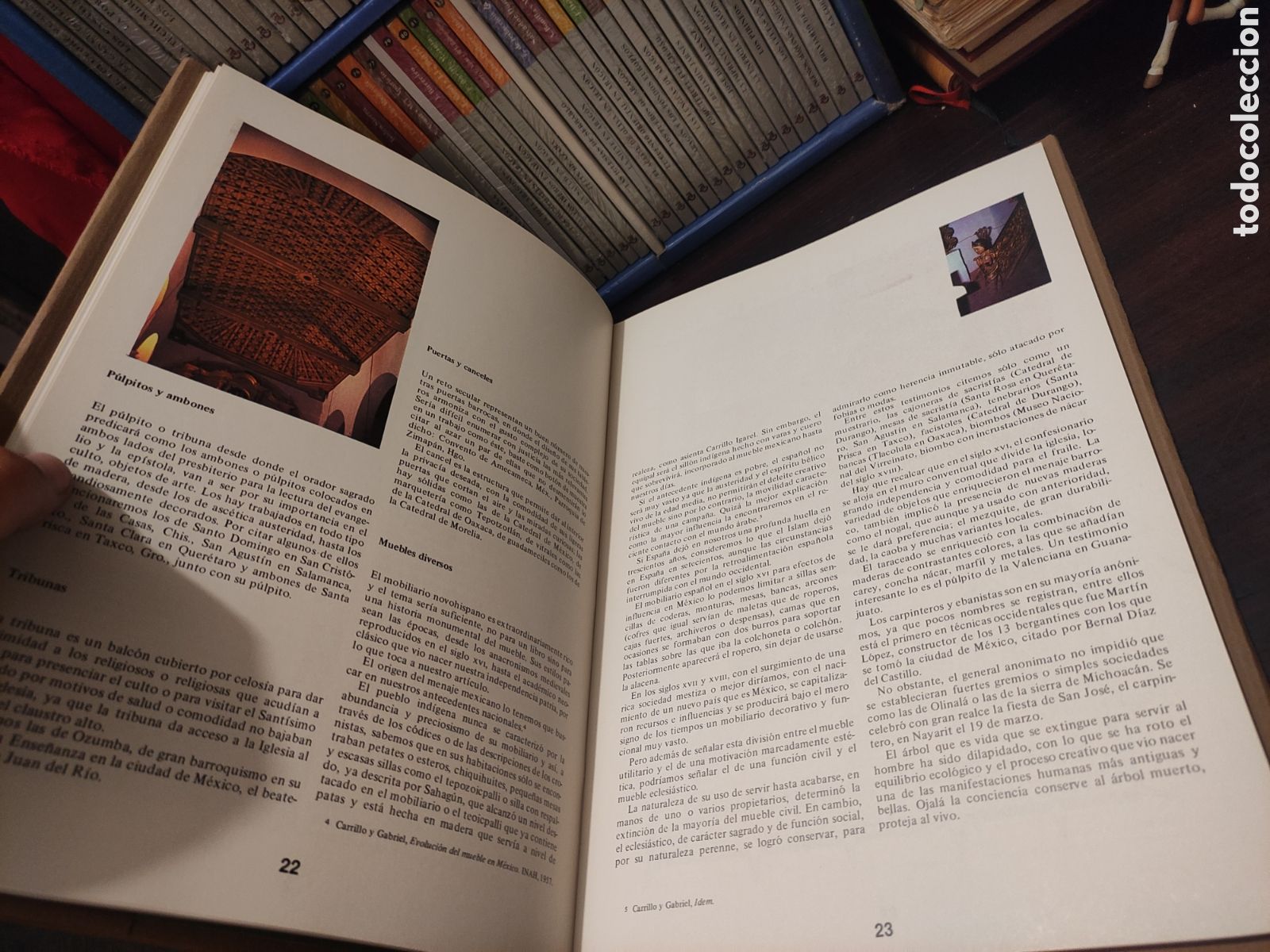 Libros de segunda mano: LA MADERA EN EL ARTE MEXICANO - SARH 1985 - Foto 17