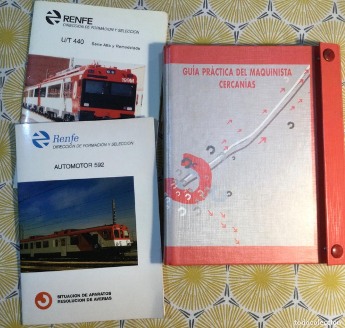 Libros de segunda mano: RENFE GU&Iacute;A PR&Aacute;CTICA DEL MAQUINISTA CERCAN&Iacute;AS