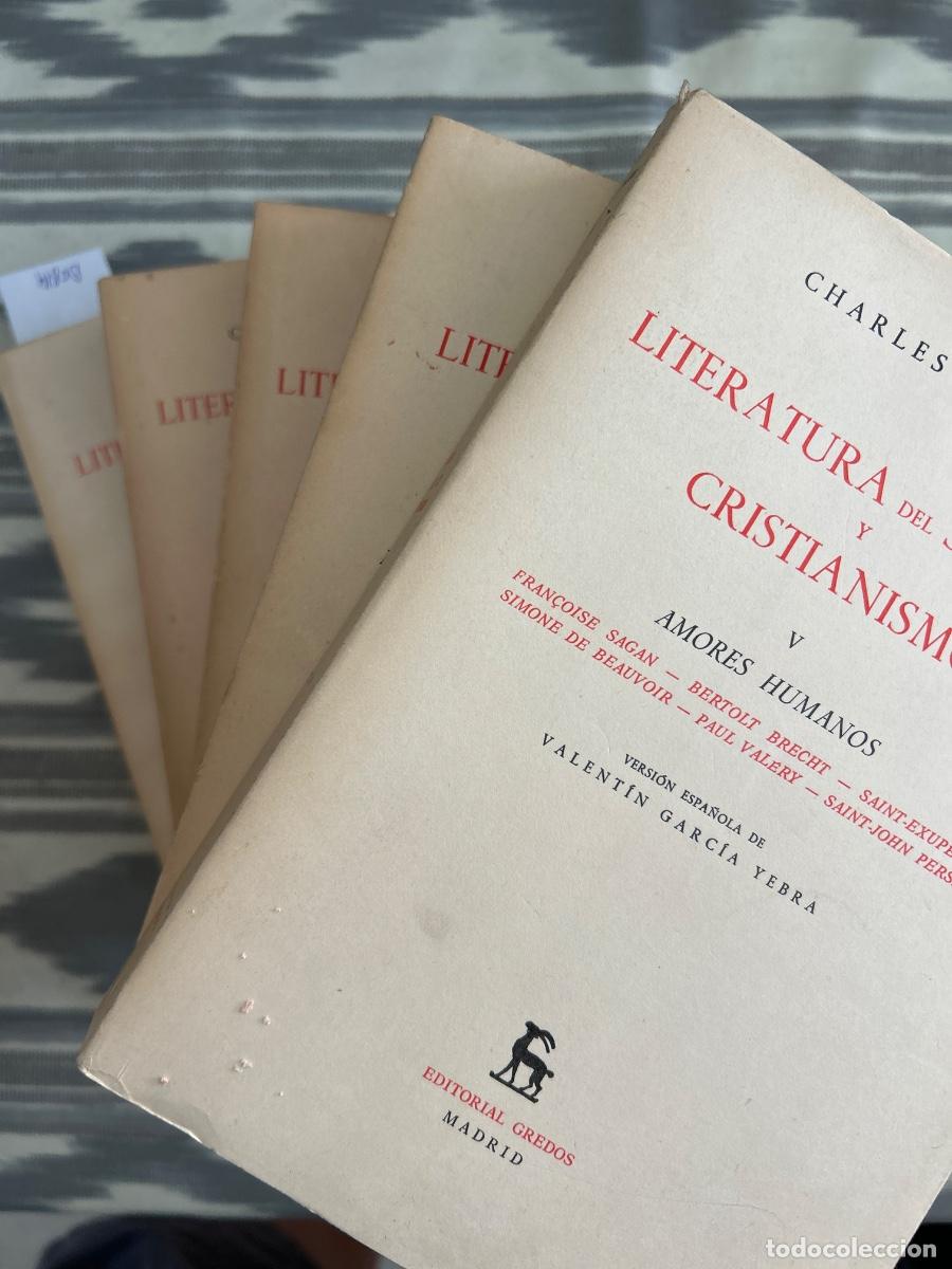 Libros de segunda mano: LITERATURA DEL SIGLO XX Y CRISTIANISMO, CHARLES MOELLER, 5 TOMOS COMPLETO