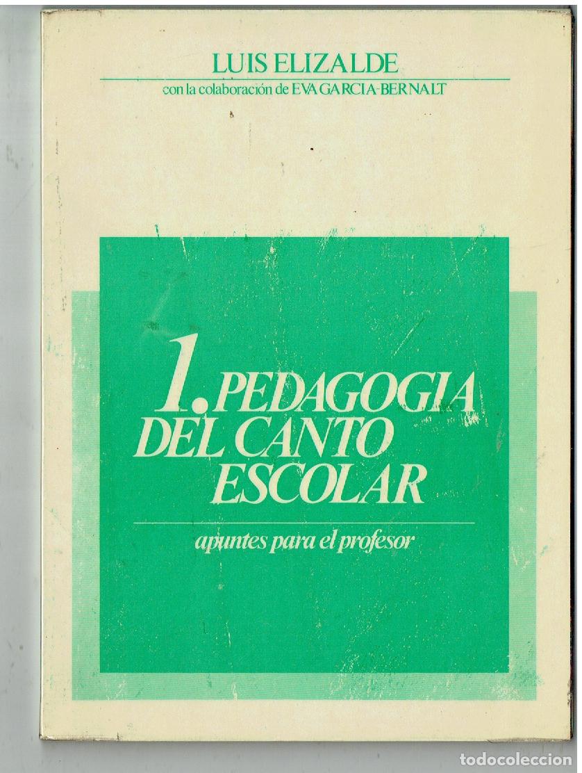 Libros de segunda mano: LUIS ELIZALDE1EVA GARCIA/. 1.PEDAGOG&Iacute;A DEL CANTO ESCOLAR. PAUNTES PARA EL PROFESOR. 1983.(ST/PB6)