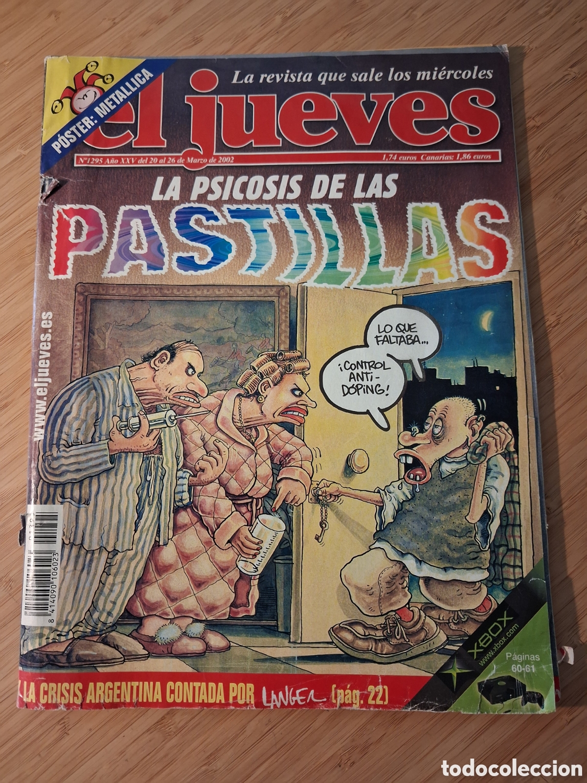 Libros de segunda mano: Revista El jueves n&ordm;1295