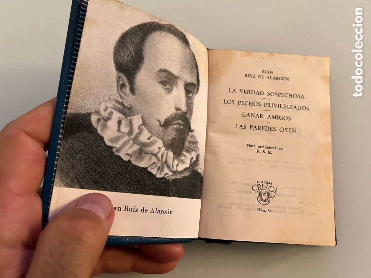 Libros de segunda mano: Cuatro Comedias. Juan Ruiz de Alarcon. Crisol numero 84.