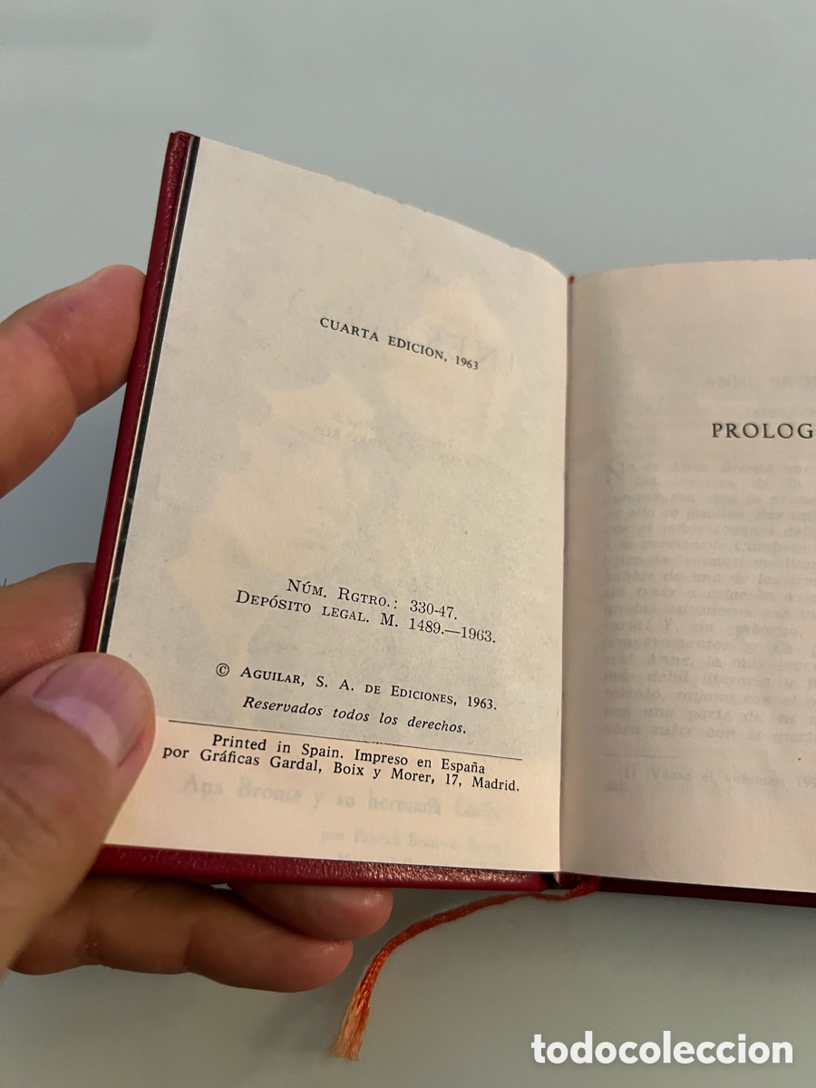 Libros de segunda mano: Ines Grey. Anne Bronte. Aguilar Crisol numero 200. - Foto 2
