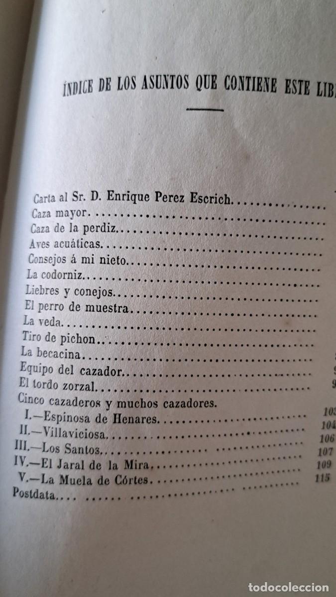 Libros de segunda mano: RECUERDOS DE CAZA. BAR&Oacute;N DE CORTES. 1876 - Foto 7