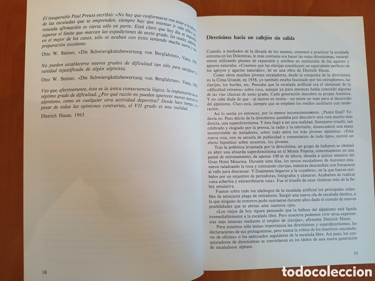 Libros de segunda mano: S&eacute;ptimo Grado. Reinhold Messner. ESCALADA. - Foto 8