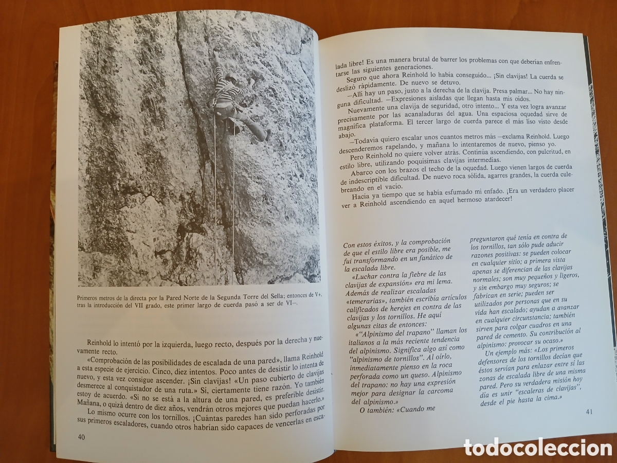 Libros de segunda mano: S&eacute;ptimo Grado. Reinhold Messner. ESCALADA. - Foto 9