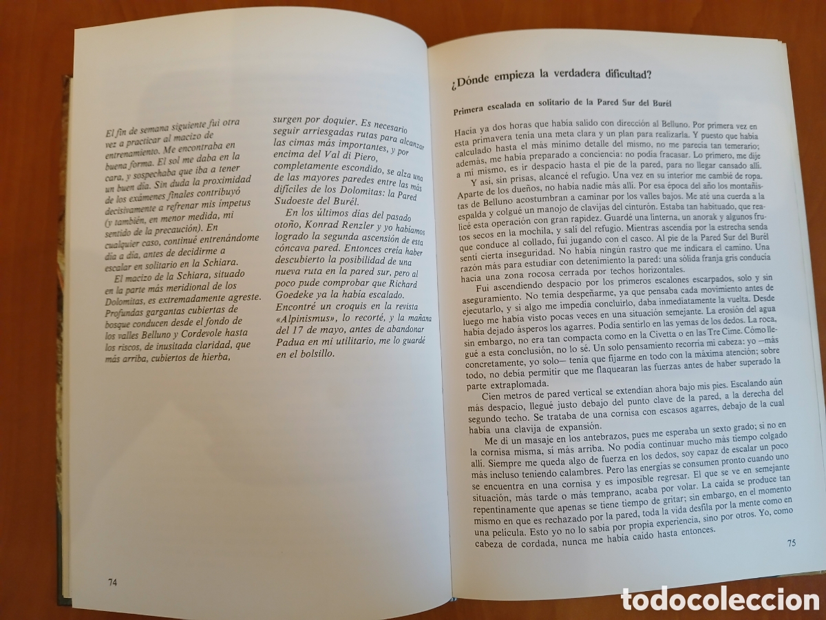 Libros de segunda mano: S&eacute;ptimo Grado. Reinhold Messner. ESCALADA. - Foto 10