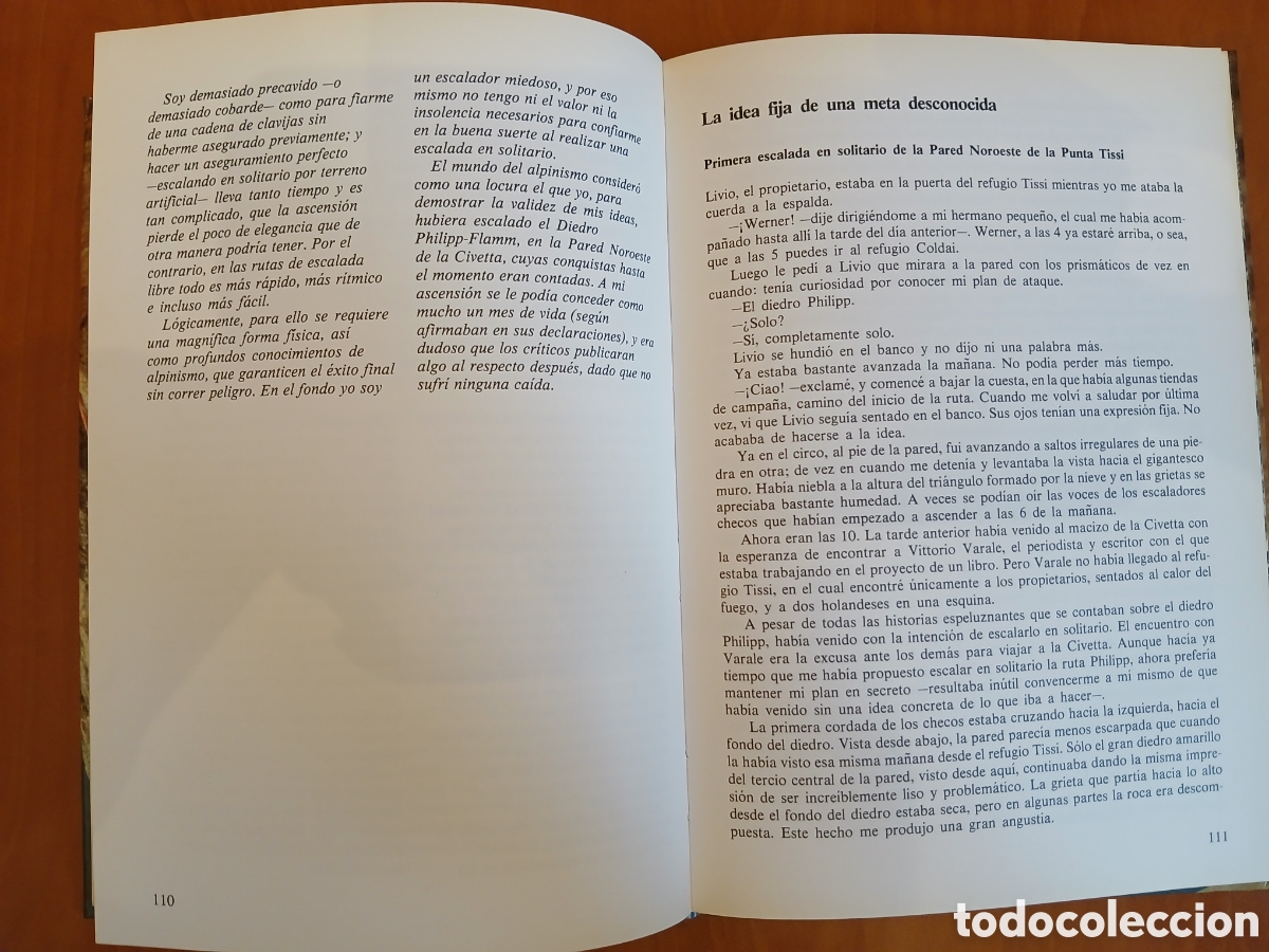 Libros de segunda mano: S&eacute;ptimo Grado. Reinhold Messner. ESCALADA. - Foto 12