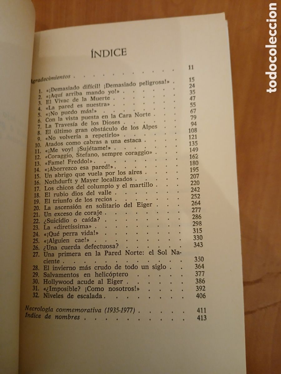 Libros de segunda mano: Eiger,la pared tr&aacute;gica. Arthur Roth. ESCALADA. - Foto 4