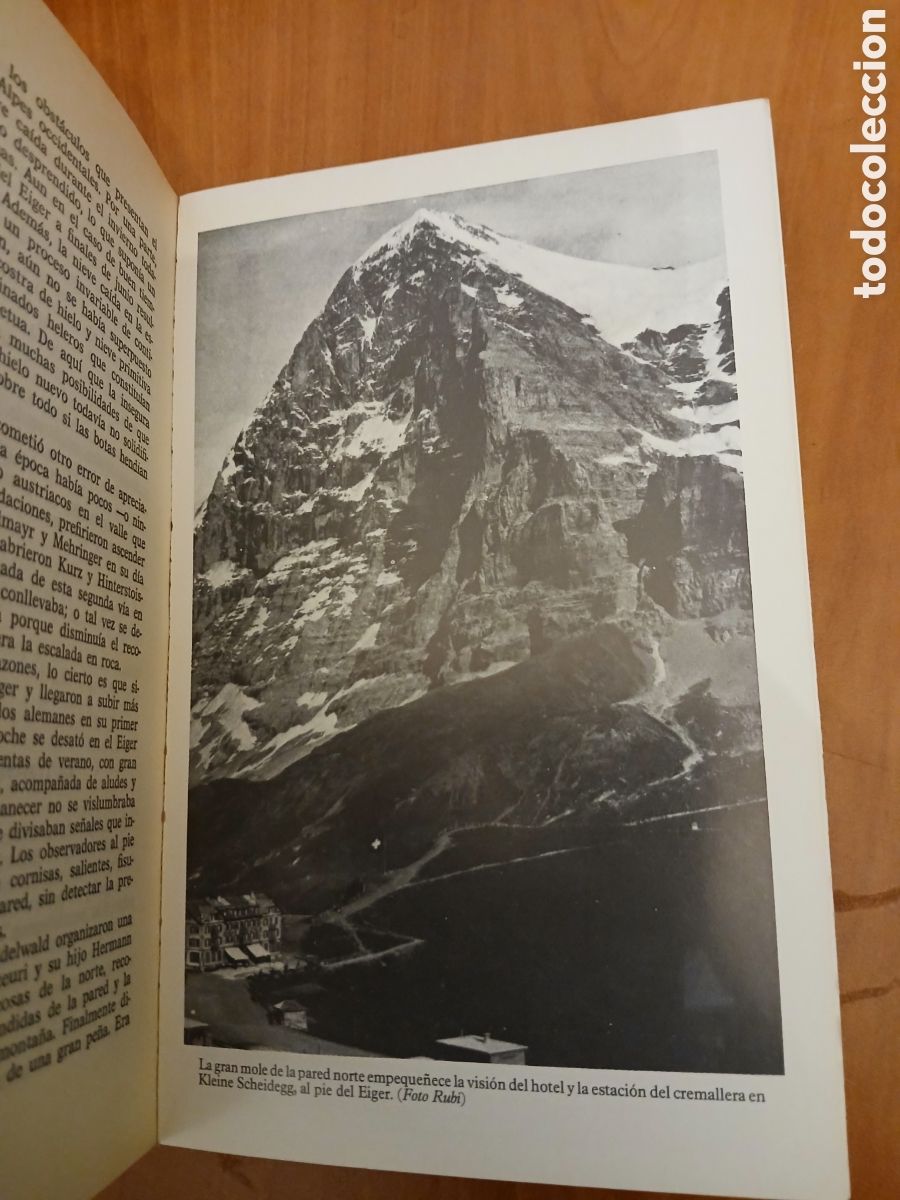 Libros de segunda mano: Eiger,la pared tr&aacute;gica. Arthur Roth. ESCALADA. - Foto 5