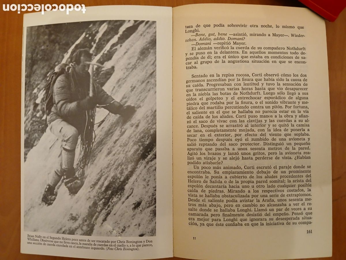 Libros de segunda mano: Eiger,la pared tr&aacute;gica. Arthur Roth. ESCALADA. - Foto 6