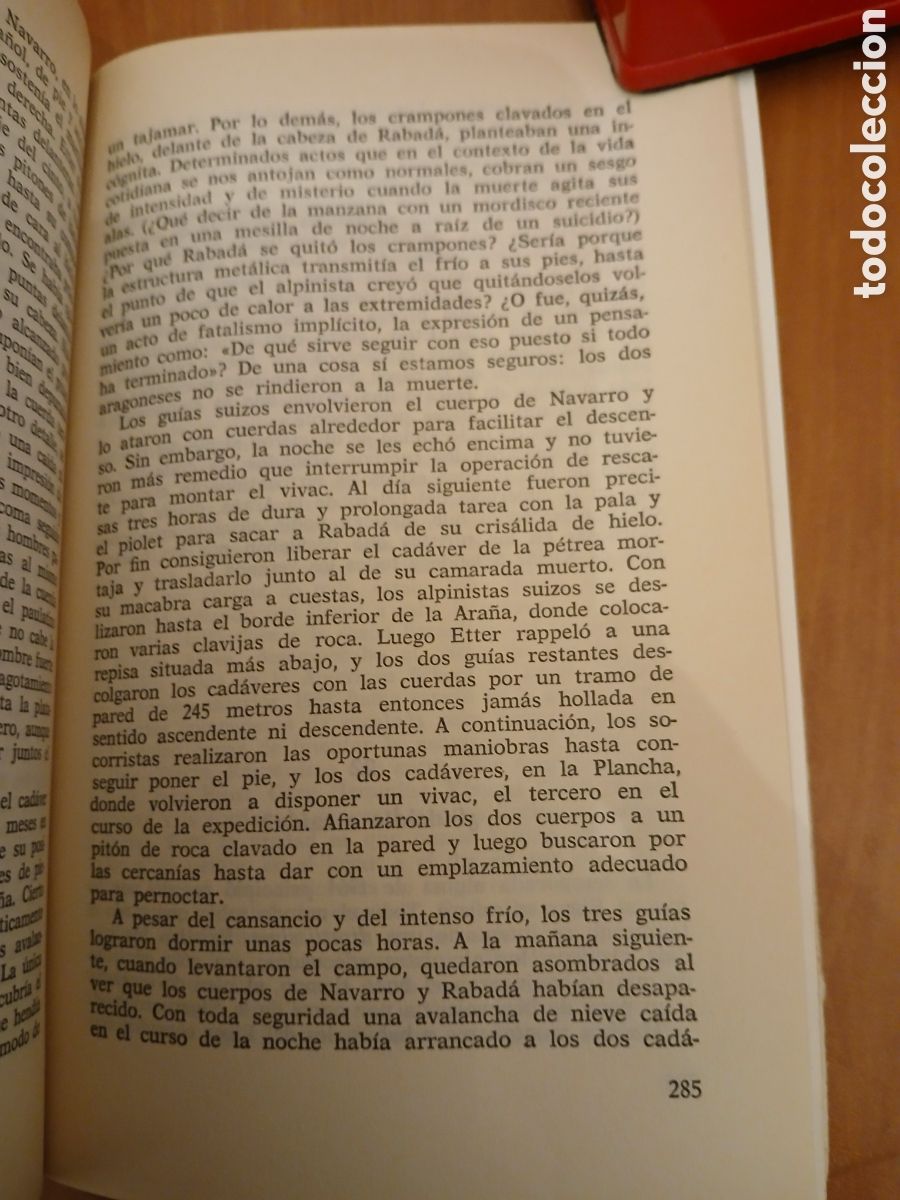 Libros de segunda mano: Eiger,la pared tr&aacute;gica. Arthur Roth. ESCALADA. - Foto 8