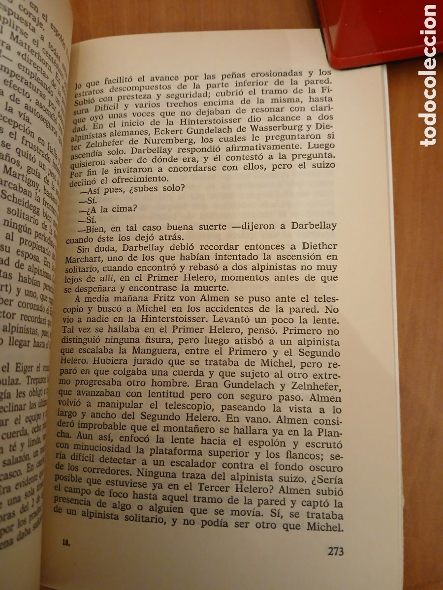 Libros de segunda mano: Eiger,la pared tr&aacute;gica. Arthur Roth. ESCALADA. - Foto 9