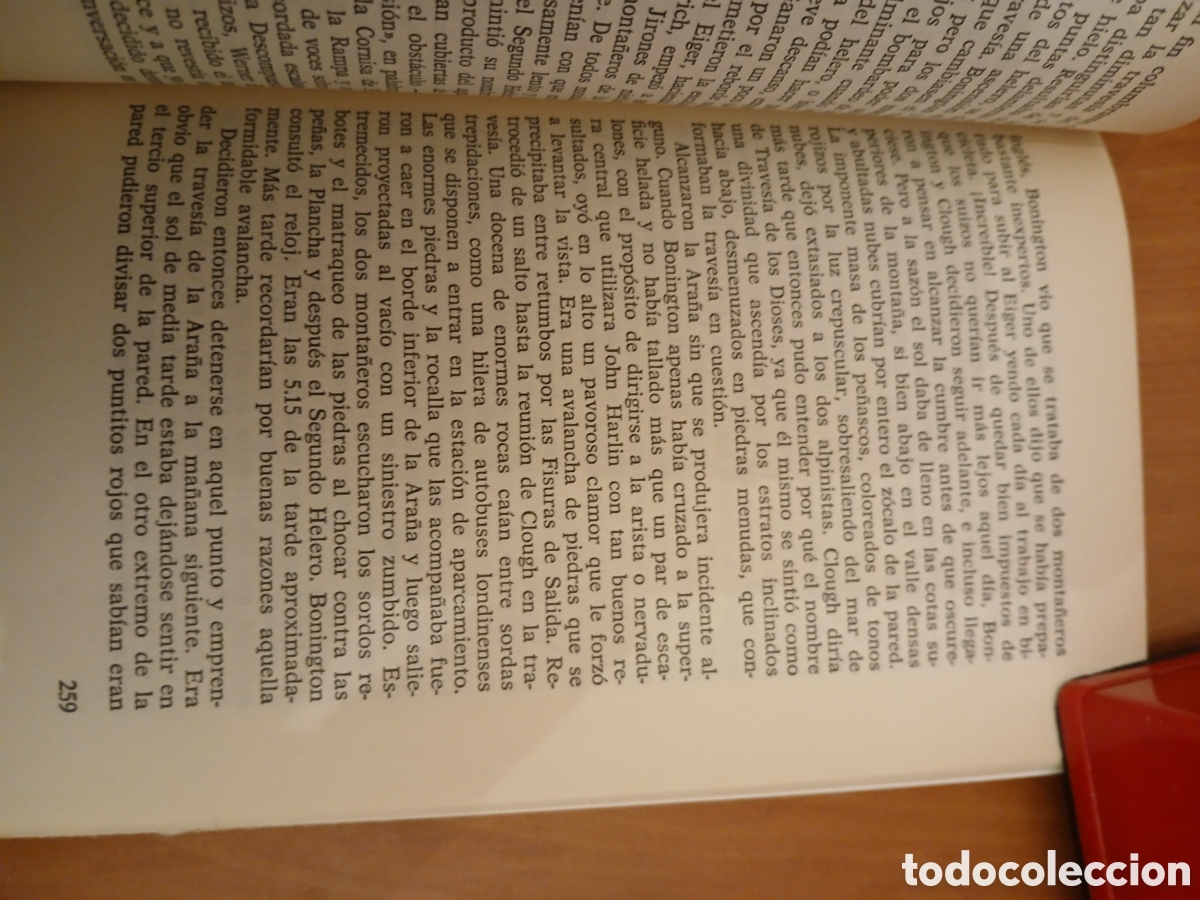 Libros de segunda mano: Eiger,la pared tr&aacute;gica. Arthur Roth. ESCALADA. - Foto 11