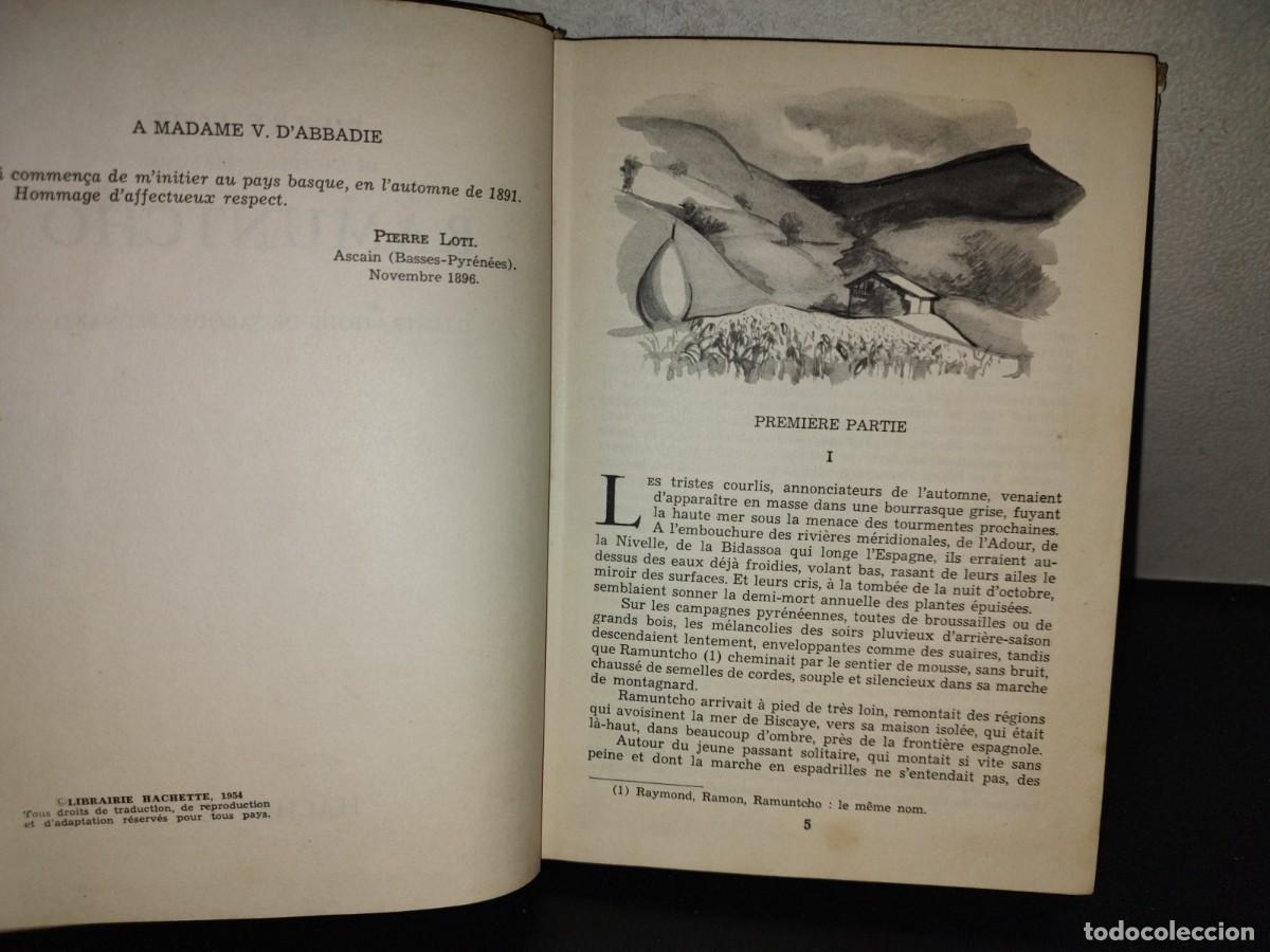 Libros de segunda mano: 199- Ramuntcho - Pierre Loti - Libreirie Hachette - 1954 - Foto 4