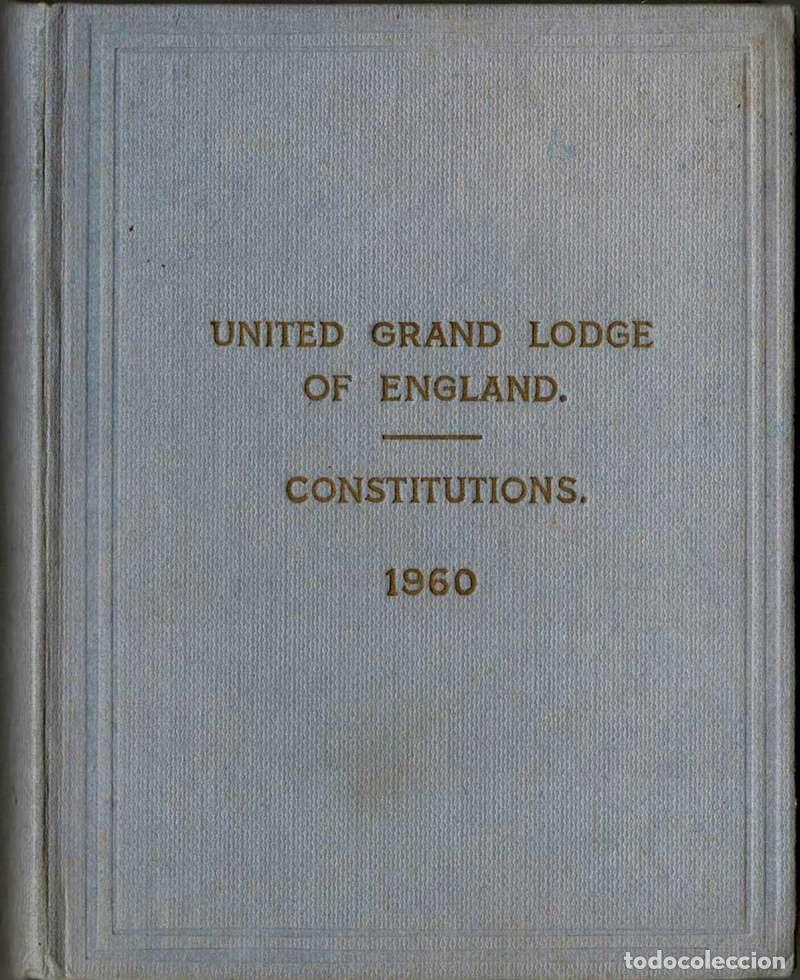 Libros de segunda mano: Constitutions of the Antient Fraternity of Free and Accepted Masons under the United Grand Lodge of