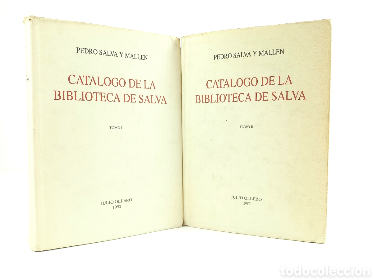 Libros de segunda mano: Cat&aacute;logo de la Biblioteca de Salv&aacute;. Pedro Salv&aacute; y Mallen. Ollero y Ramos, 1992. Ilustrado.