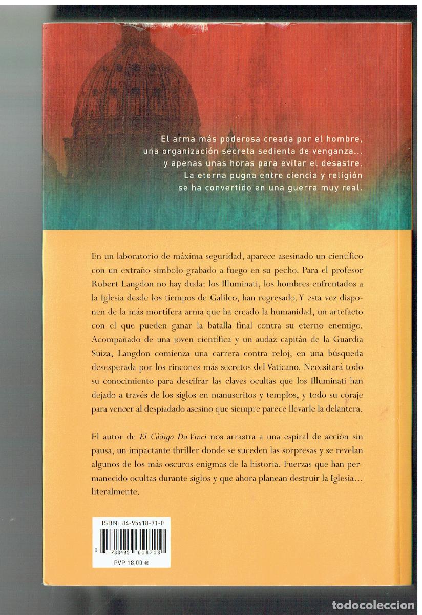 Libros de segunda mano: &Aacute;NGELES Y DEMONIOS. DAN BROWM. UMBRIEL, 2004.(ST/B105) - Foto 2