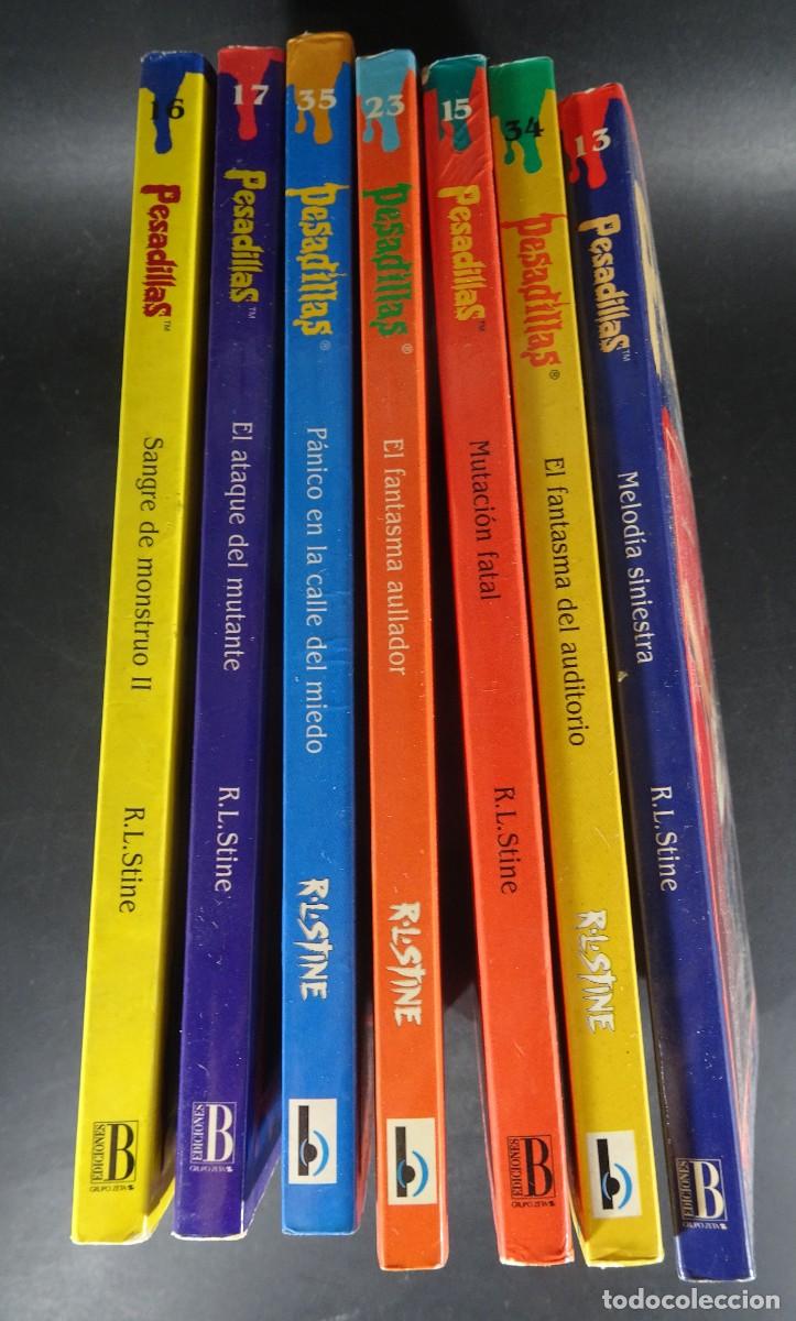 Libros de segunda mano: LOTE DE 7 LIBROS COLECCI&Oacute;N PESADILLAS, EDICIONES B, VER FOTOS