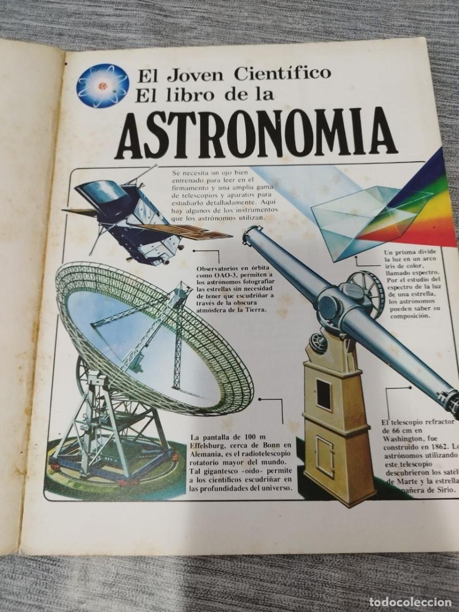 Libros de segunda mano: El Joven Cient&iacute;fico El libro de la ASTRONOMIA Plesa Sm Ediciones 1978 - Foto 2