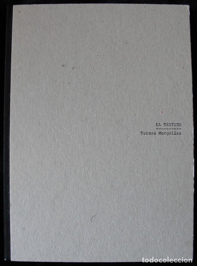 Libros de segunda mano: EL TESTIGO - TERESA MARGOLLES -CA2M - CATALOGO EXPOSICION DE ARTE -
