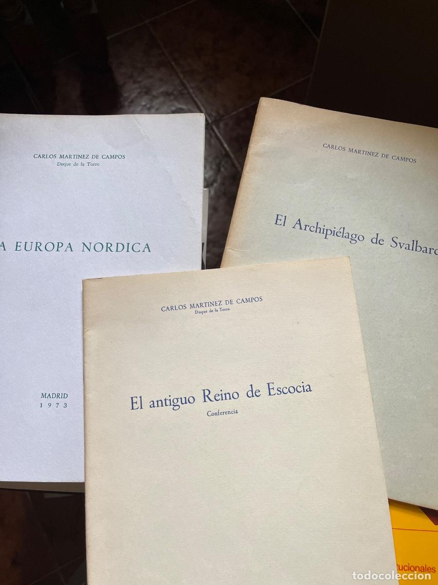 Libros de segunda mano: Carlos Mart&iacute;nez de Campos, 3 conferencias:
