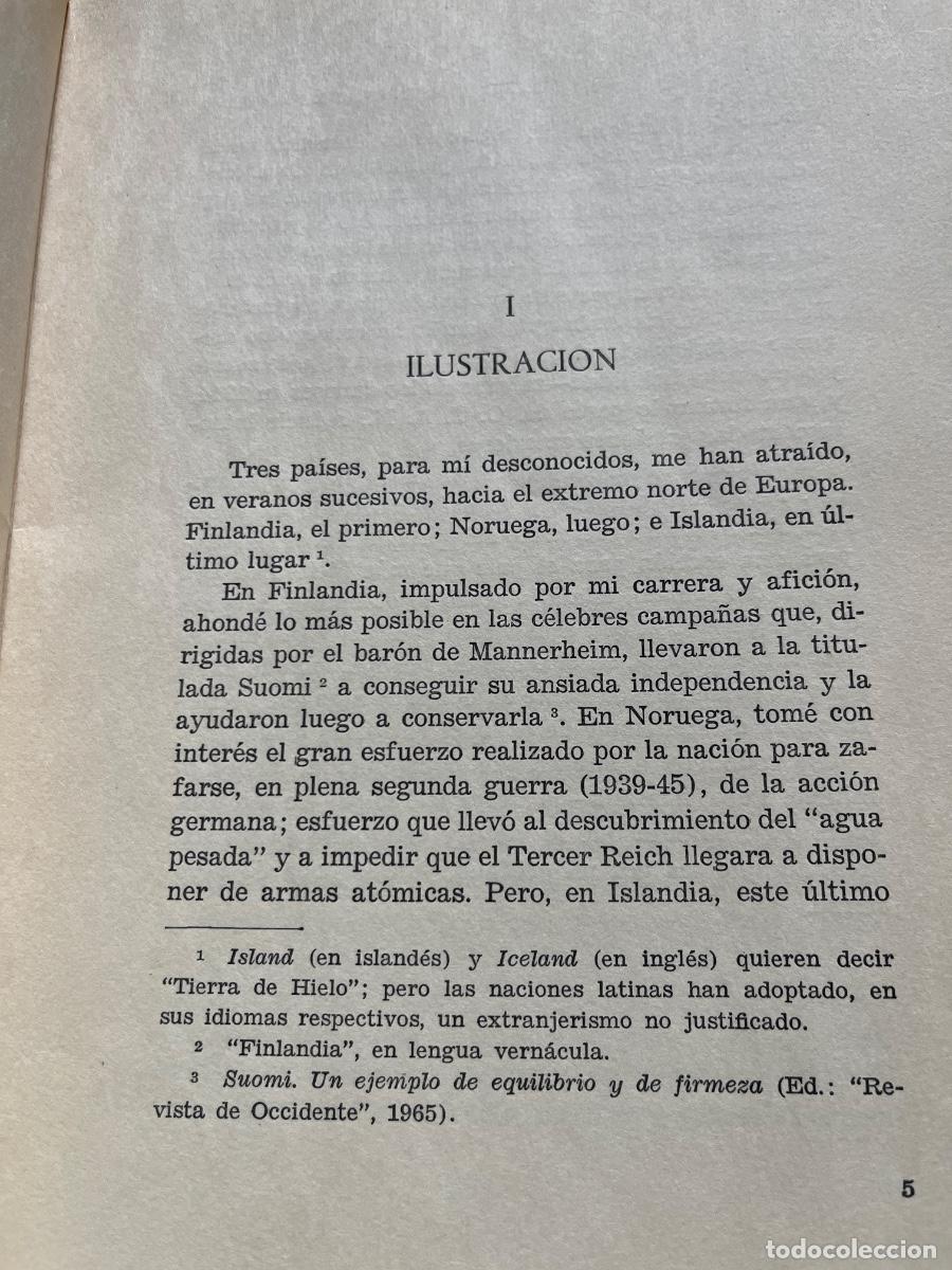 Libros de segunda mano: Carlos Mart&iacute;nez de Campos, Islandia, I. E. P., 1968 - Foto 3