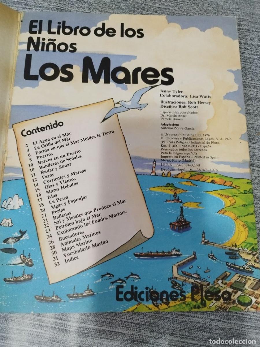 Libros de segunda mano: Los Mares El libro de los ni&ntilde;os Ediciones Plesa SM 1976 - Foto 2